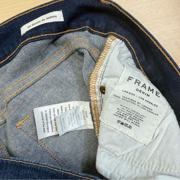 FRAME Le Skinny de Jeanne Jeans Women 29 Columbia Road Mid Rise Skinny LSJ032 - Picture 5 of 10